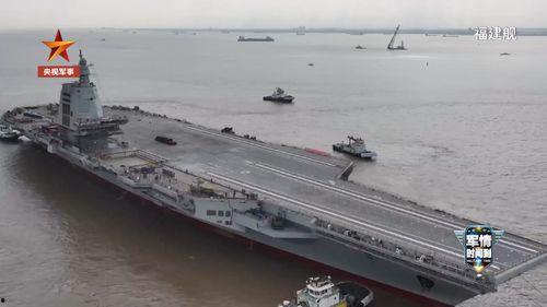 国产航母剪彩视频下载,大国重器扬帆起航